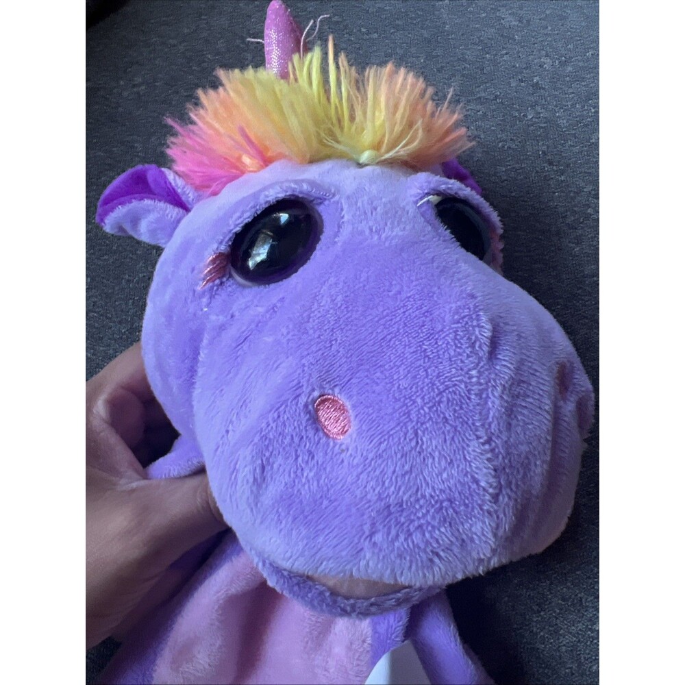 Kelly‎ Toy Purple Unicorn Hand Puppet Plush 10" - Picture 4 of 11